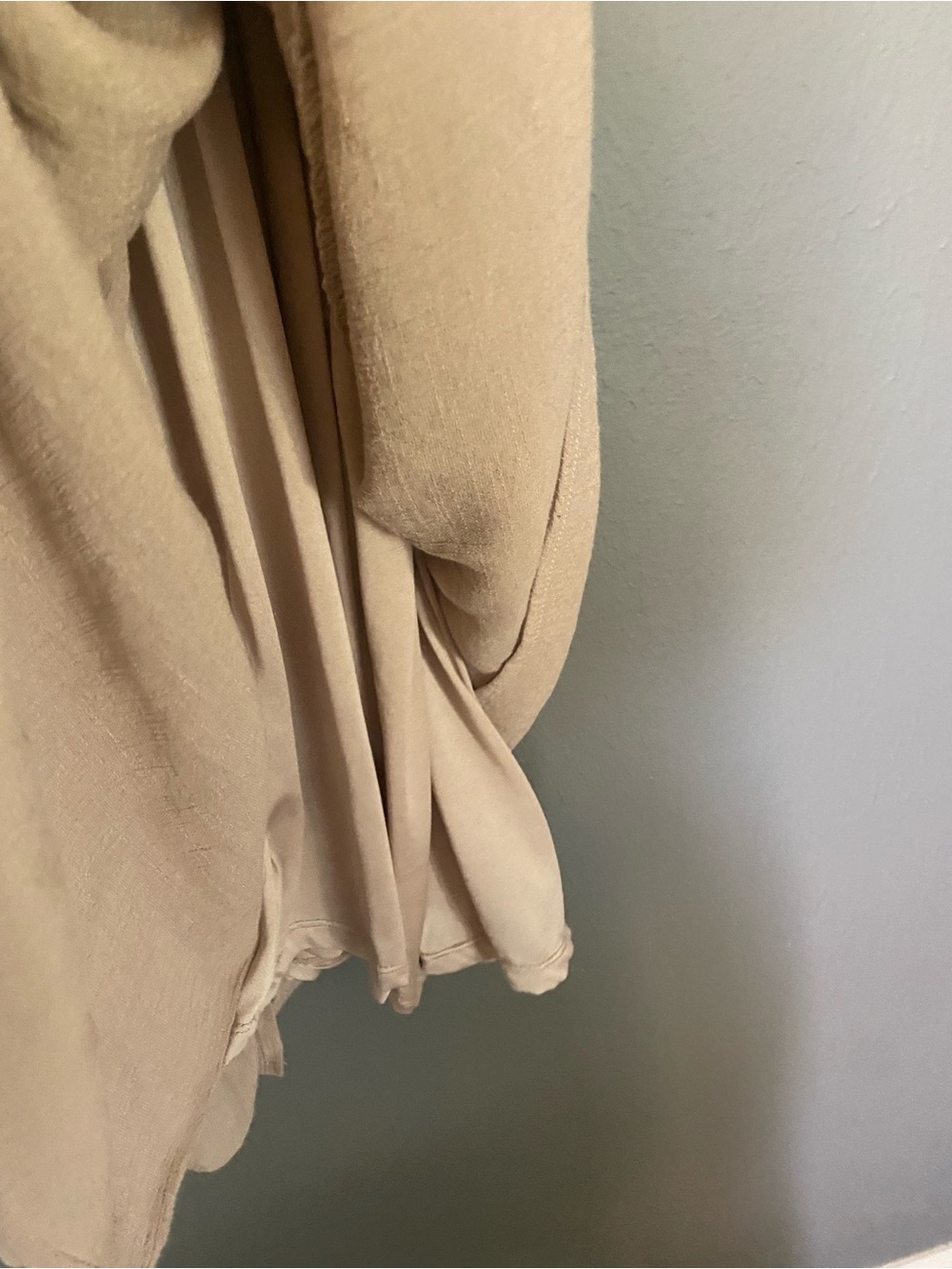 Perch by Blu Pepper Tiered Faux Button Midi Dress Rose Taupe Size 2X Plus Size - Picture 4 of 6